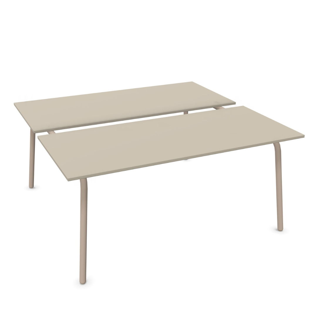 Sedus se:lab bench Besprechungstisch mit zweiteiliger Tischplatte