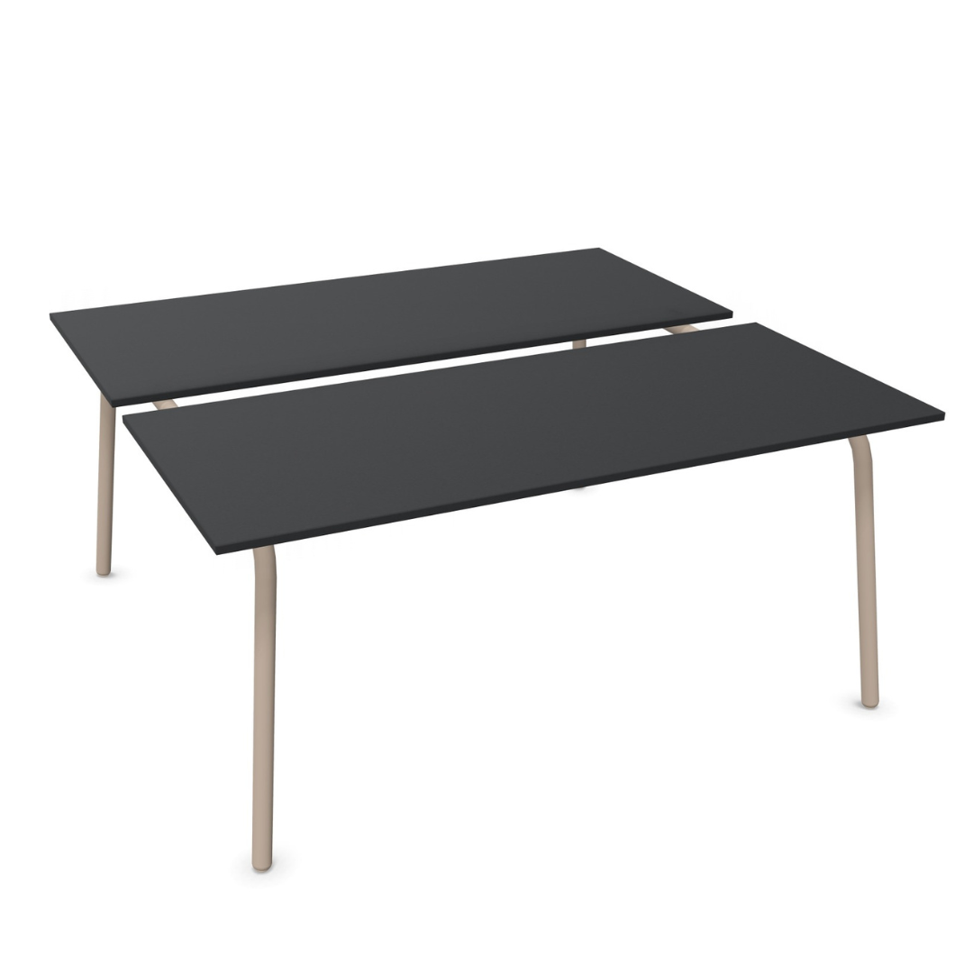 Sedus se:lab bench Besprechungstisch mit zweiteiliger Tischplatte