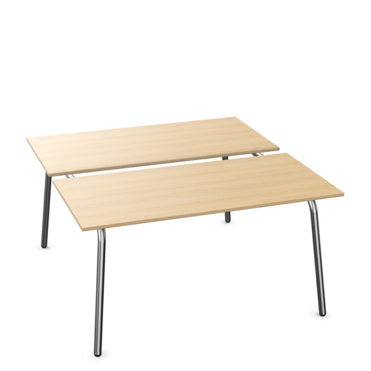 Sedus se:lab bench Besprechungstisch mit zweiteiliger Tischplatte