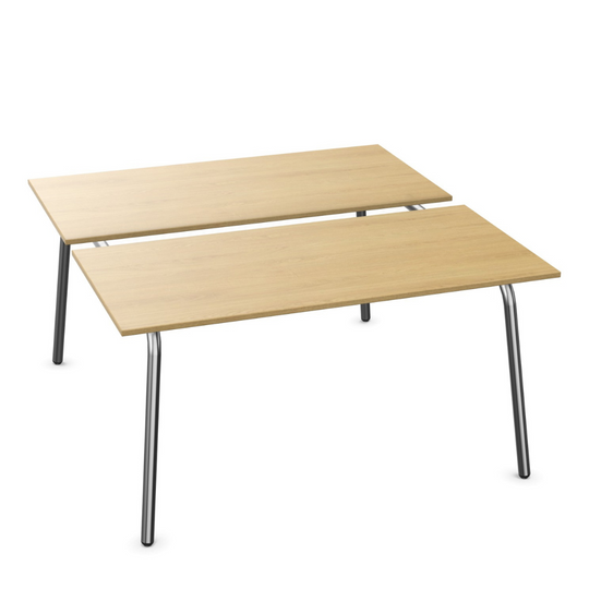 Sedus se:lab bench Besprechungstisch mit zweiteiliger Tischplatte