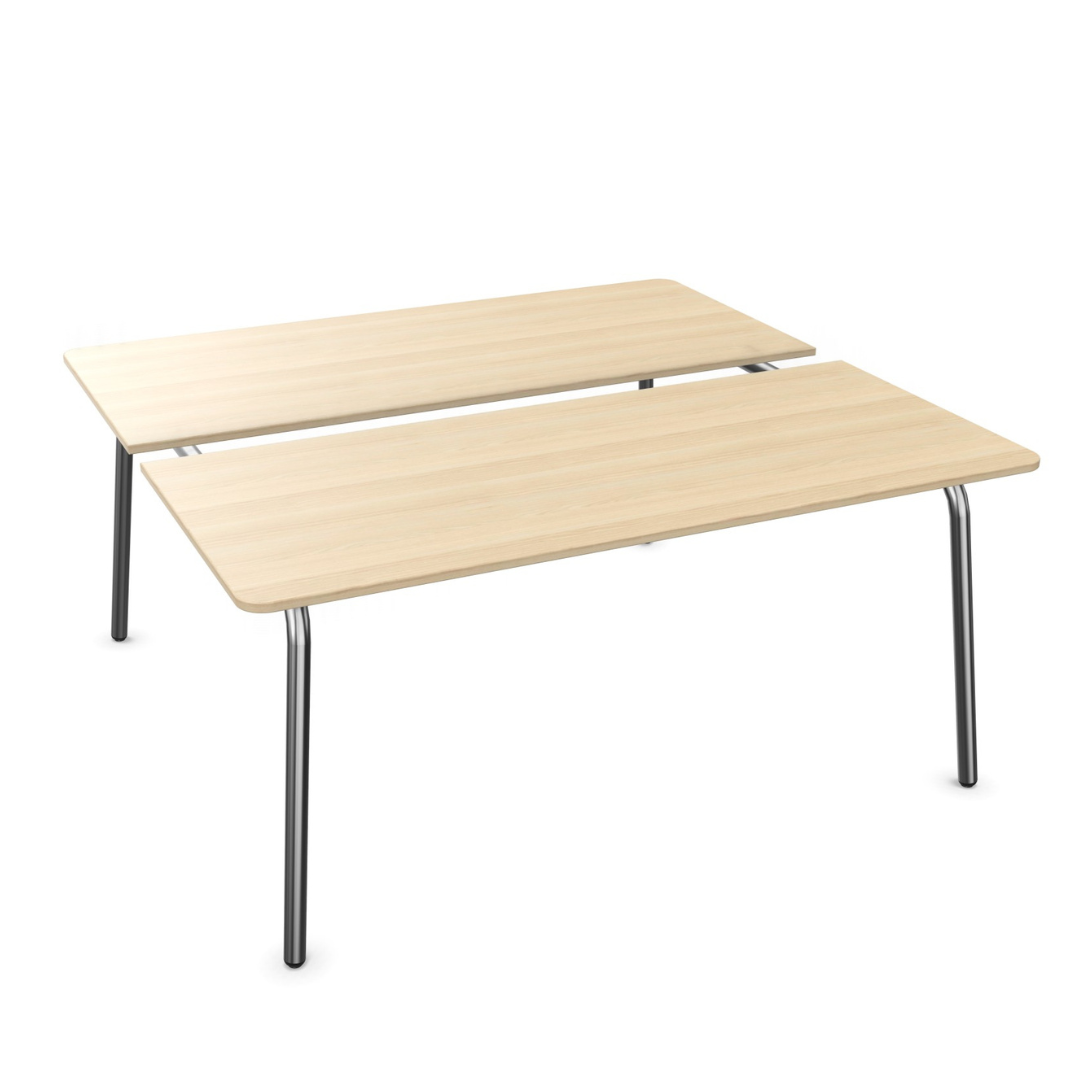 Sedus se:lab bench Besprechungstisch mit zweiteiliger Tischplatte