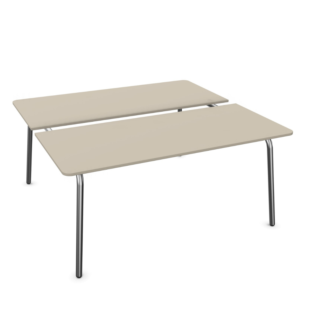 Sedus se:lab bench Besprechungstisch mit zweiteiliger Tischplatte