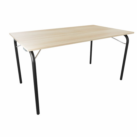 Workwell Sedus se lab selab fold Klapptisch mit Tischplatte akazie und Gestell schwarz