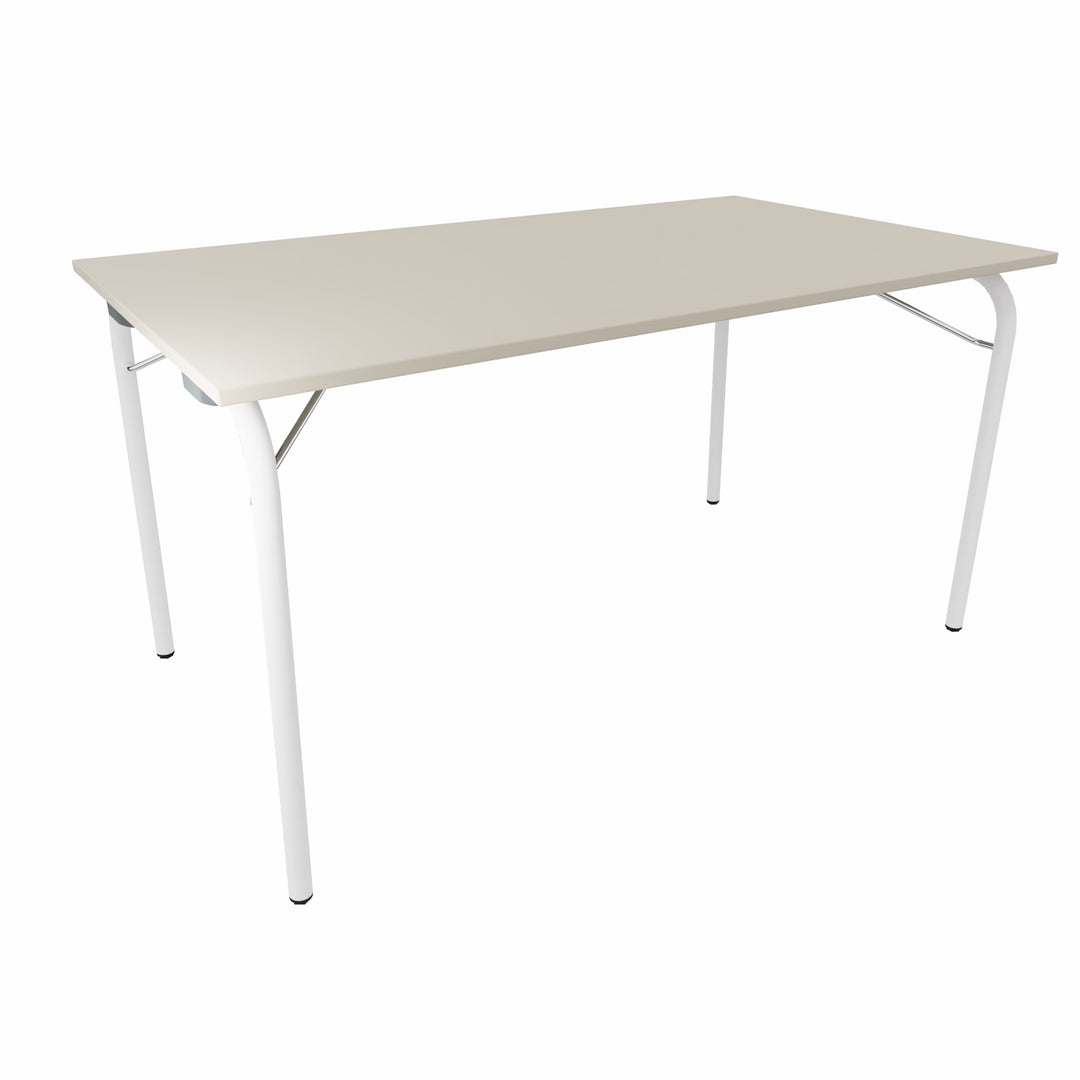 Workwell Sedus se lab selab fold Klapptisch mit Tischplatte kieselgrau und Gestell purweiss