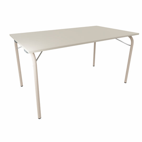 Workwell Sedus se lab selab fold Klapptisch mit Tischplatte kieselgrau und Gestell sandbeige