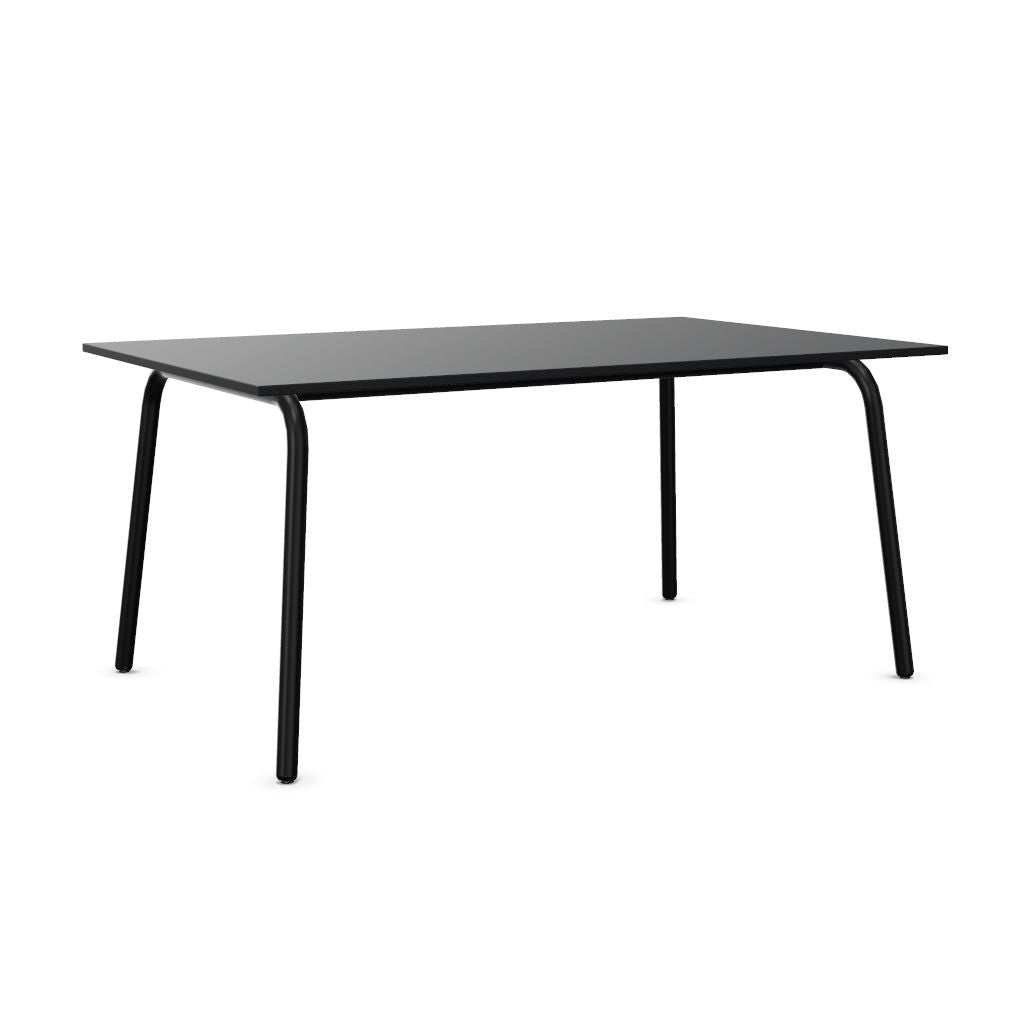 Workwell Sedus selab se lab work and meet Desk Schreibtisch mit Tischplatte graphitschwarz und Gestell schwarz