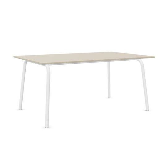 Workwell Sedus selab se lab work and meet Desk Schreibtisch mit Tischplatte kieselgrau und Gestell purweiss