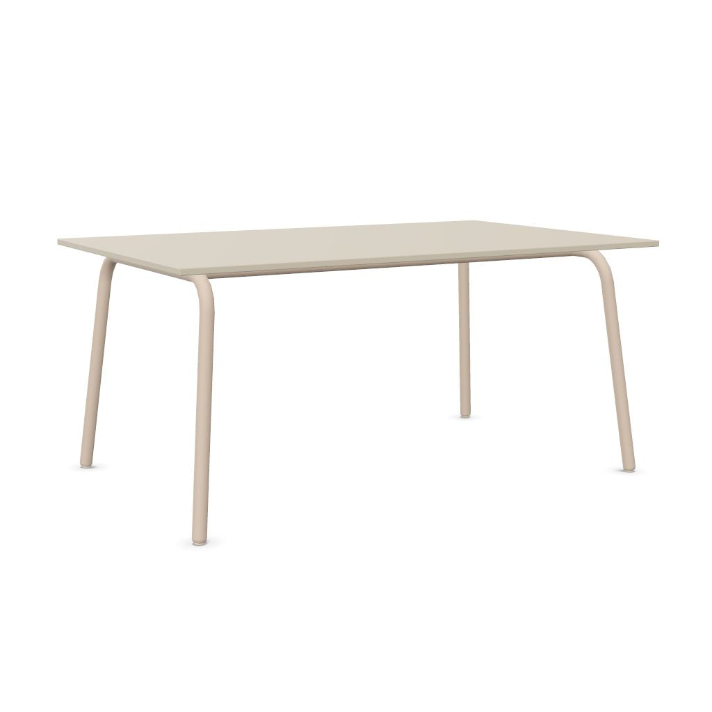 Workwell Sedus selab se lab work and meet Desk Schreibtisch mit Tischplatte kieselgrau und Gestell sandbeige