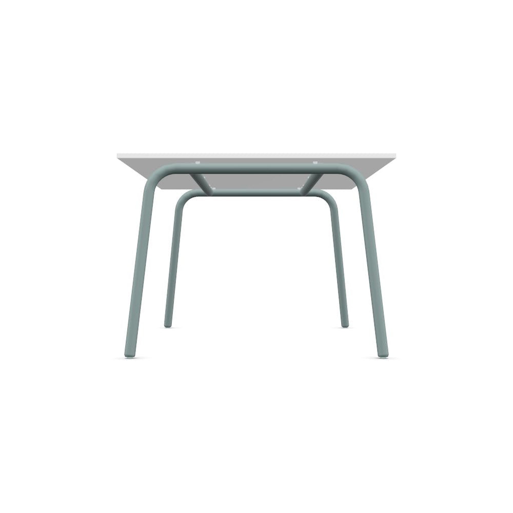 Workwell Sedus selab se lab work and meet Desk Schreibtisch mit Tischplatte reinweiss und Gestell fjordgruen