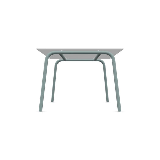 Workwell Sedus selab se lab work and meet Desk Schreibtisch mit Tischplatte reinweiss und Gestell fjordgruen