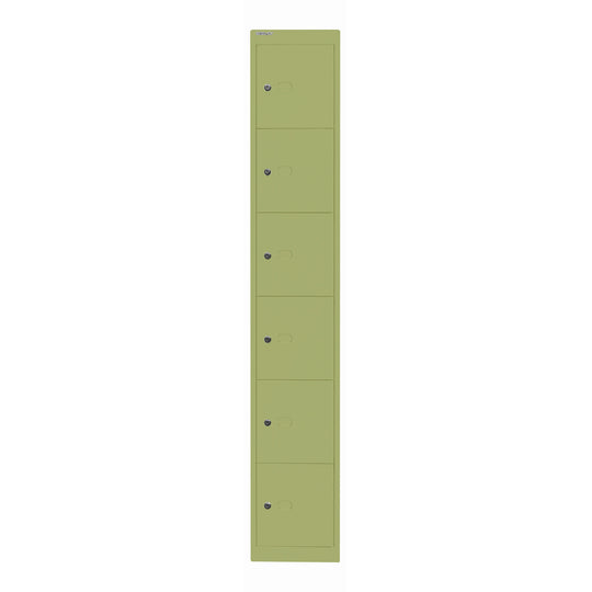 Schließfachschrank Office | 6 Fächer, Tiefe 305 mm