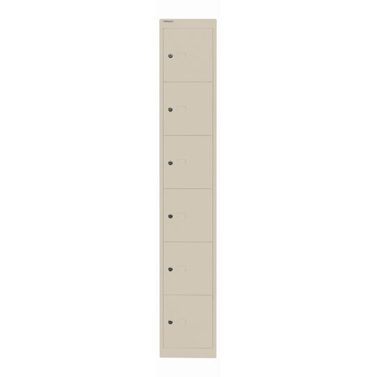 Schließfachschrank Office | 6 Fächer, Tiefe 305 mm