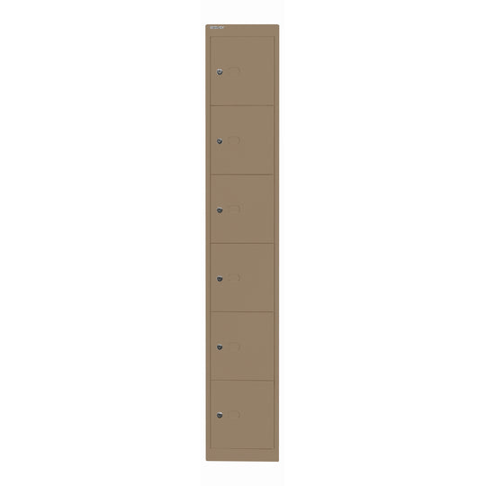 Schließfachschrank Office | 6 Fächer, Tiefe 305 mm