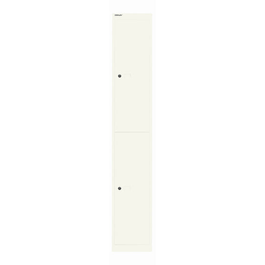 Garderobenschrank Office | 2 Fächer mit je 1 Kleiderhaken, Tiefe 457 mm