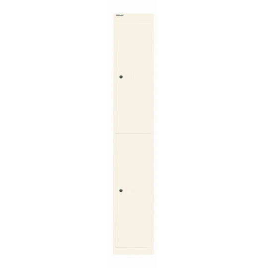 Garderobenschrank Office | 2 Fächer mit je 1 Kleiderhaken, Tiefe 457 mm
