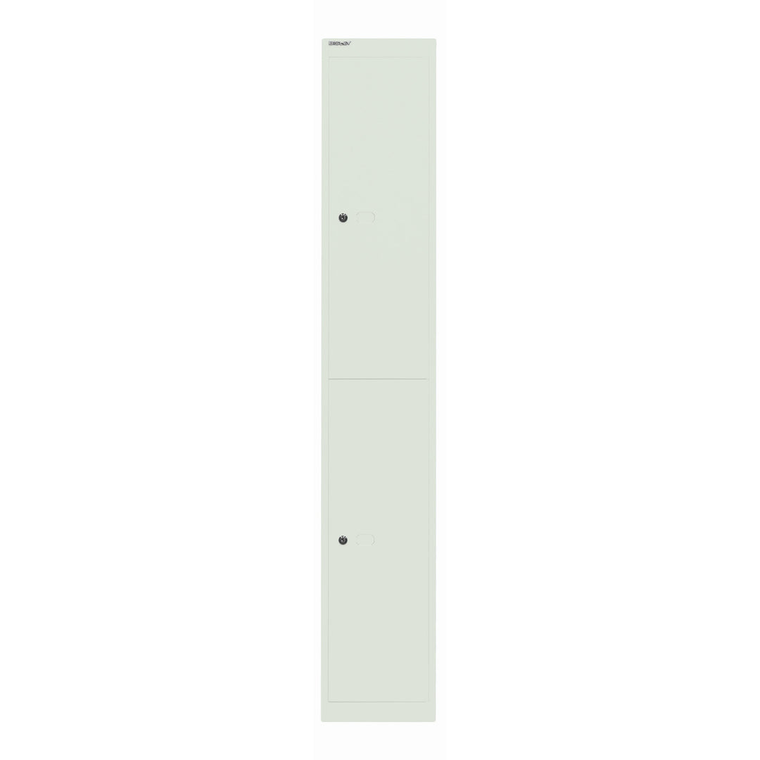 Garderobenschrank Office | 2 Fächer mit je 1 Kleiderhaken, Tiefe 457 mm