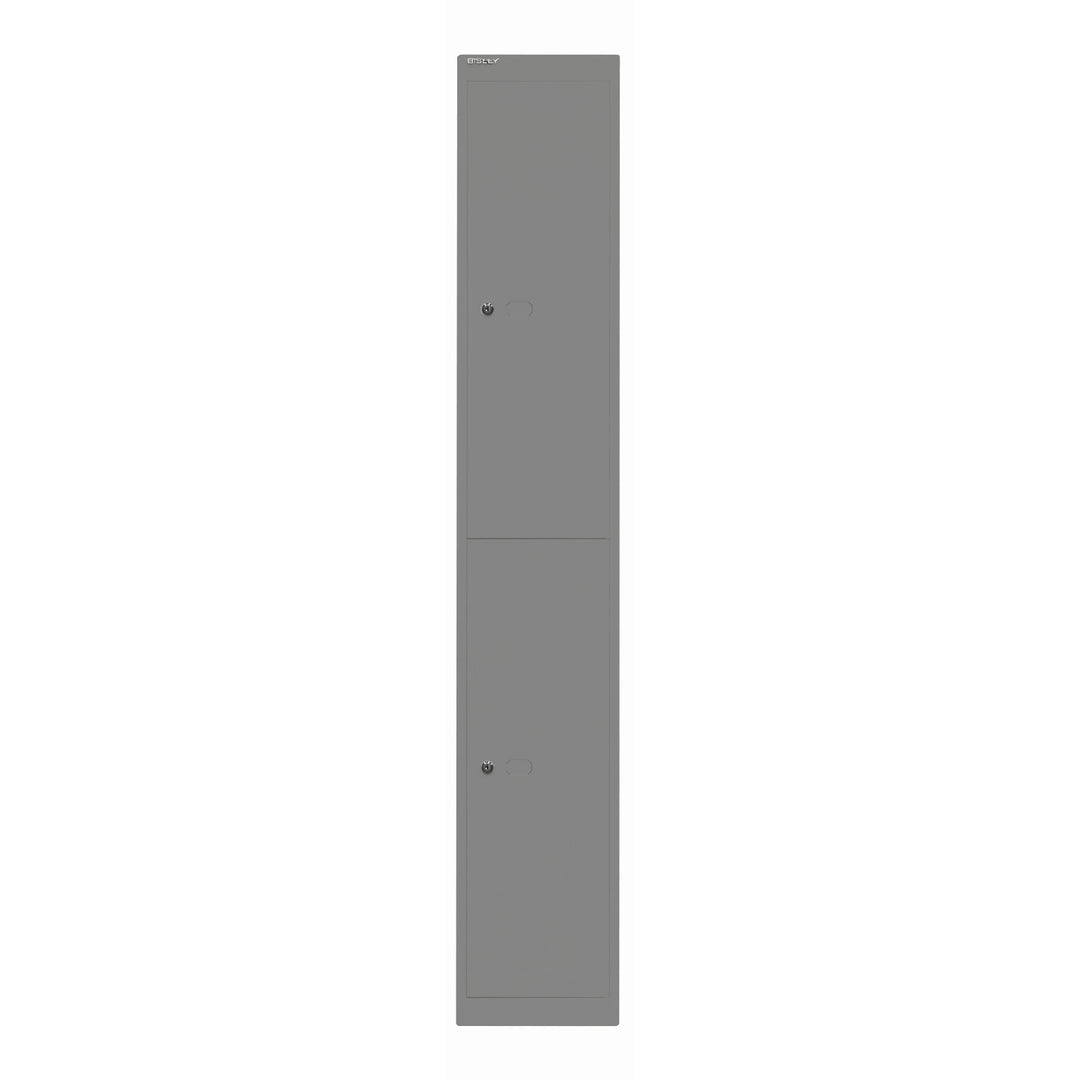 Garderobenschrank Office | 2 Fächer mit je 1 Kleiderhaken, Tiefe 457 mm