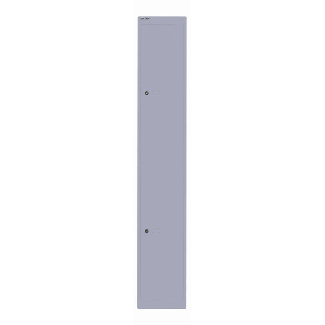 Garderobenschrank Office | 2 Fächer mit je 1 Kleiderhaken, Tiefe 457 mm