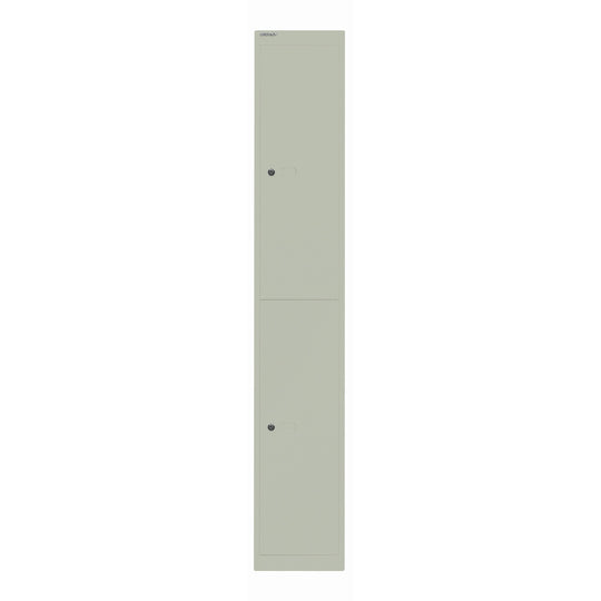 Garderobenschrank Office | 2 Fächer mit je 1 Kleiderhaken, Tiefe 457 mm