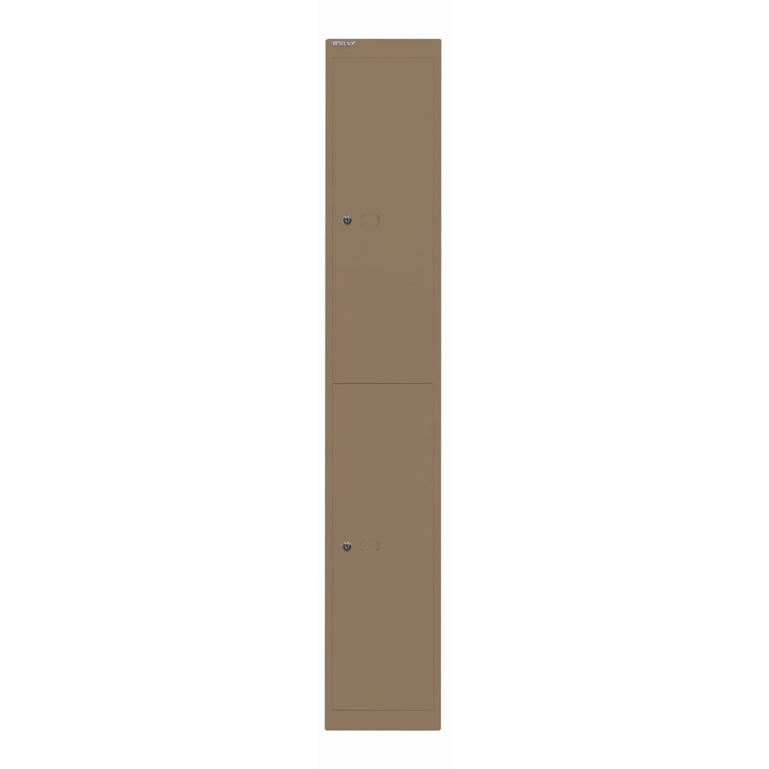 Garderobenschrank Office | 2 Fächer mit je 1 Kleiderhaken, Tiefe 457 mm