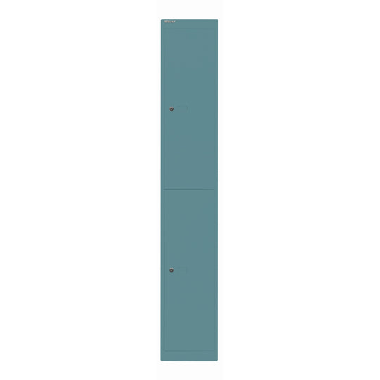 Garderobenschrank Office | 2 Fächer mit je 1 Kleiderhaken, Tiefe 457 mm