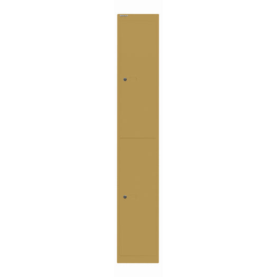 Garderobenschrank Office | 2 Fächer mit je 1 Kleiderhaken, Tiefe 457 mm