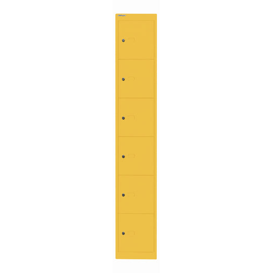 Schließfachschrank Office | 6 Fächer, Tiefe 457 mm