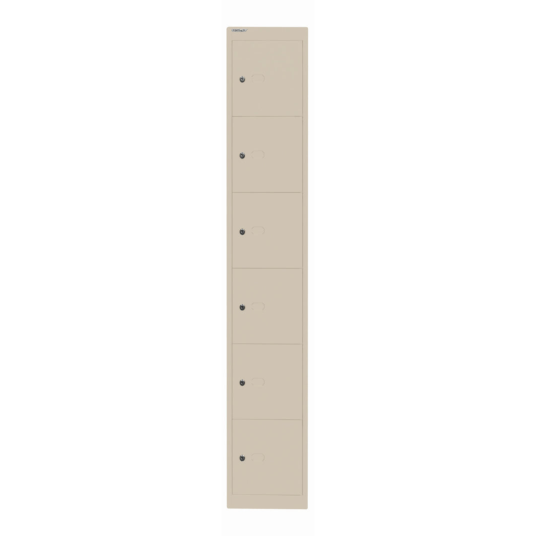 Schließfachschrank Office | 6 Fächer, Tiefe 457 mm