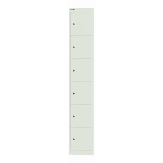 Schließfachschrank Office | 6 Fächer, Tiefe 457 mm