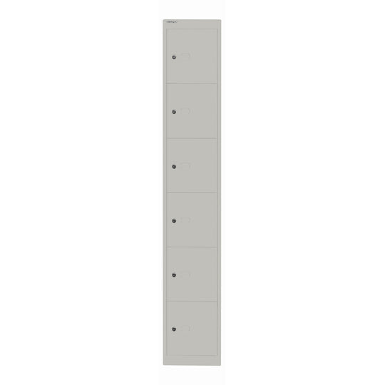 Schließfachschrank Office | 6 Fächer, Tiefe 457 mm