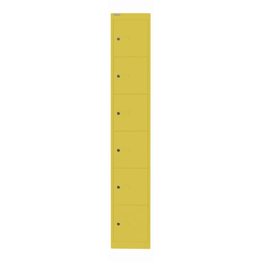 Schließfachschrank Office | 6 Fächer, Tiefe 457 mm
