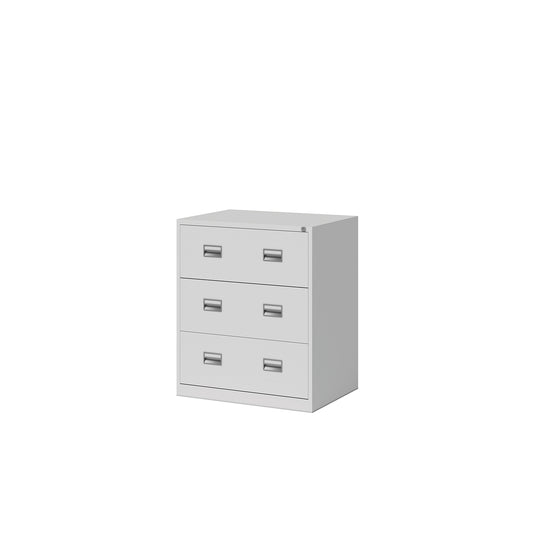 Hängeregistraturschrank ECO | Doppelbahnig | Kunststoffgriffmulden | mit 3 Auszügen