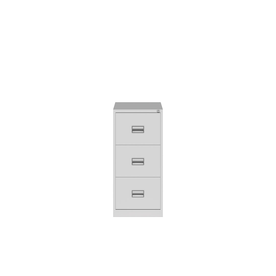 Hängeregistraturschrank ECO | Einbahnig | Kunststoffgriffmulden | mit 3 Auszügen