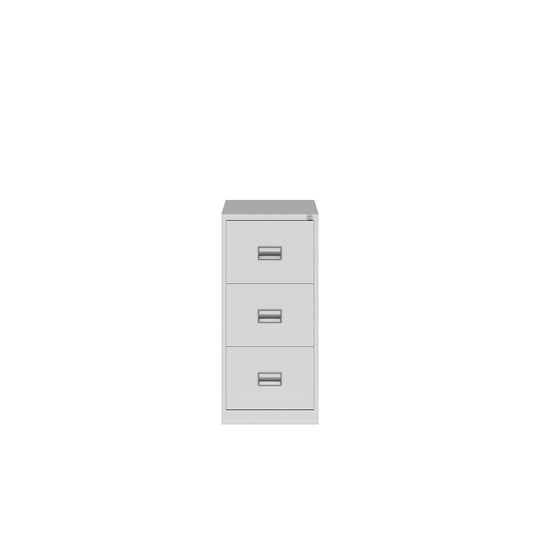 Hängeregistraturschrank ECO | Einbahnig | Kunststoffgriffmulden | mit 3 Auszügen