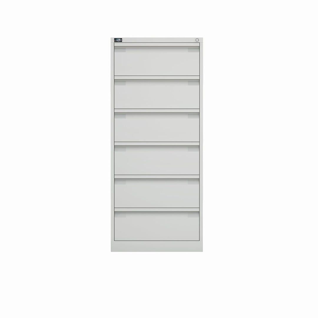Karteischrank KS26 | zweibahnig, 6 Schubladen, DIN A5