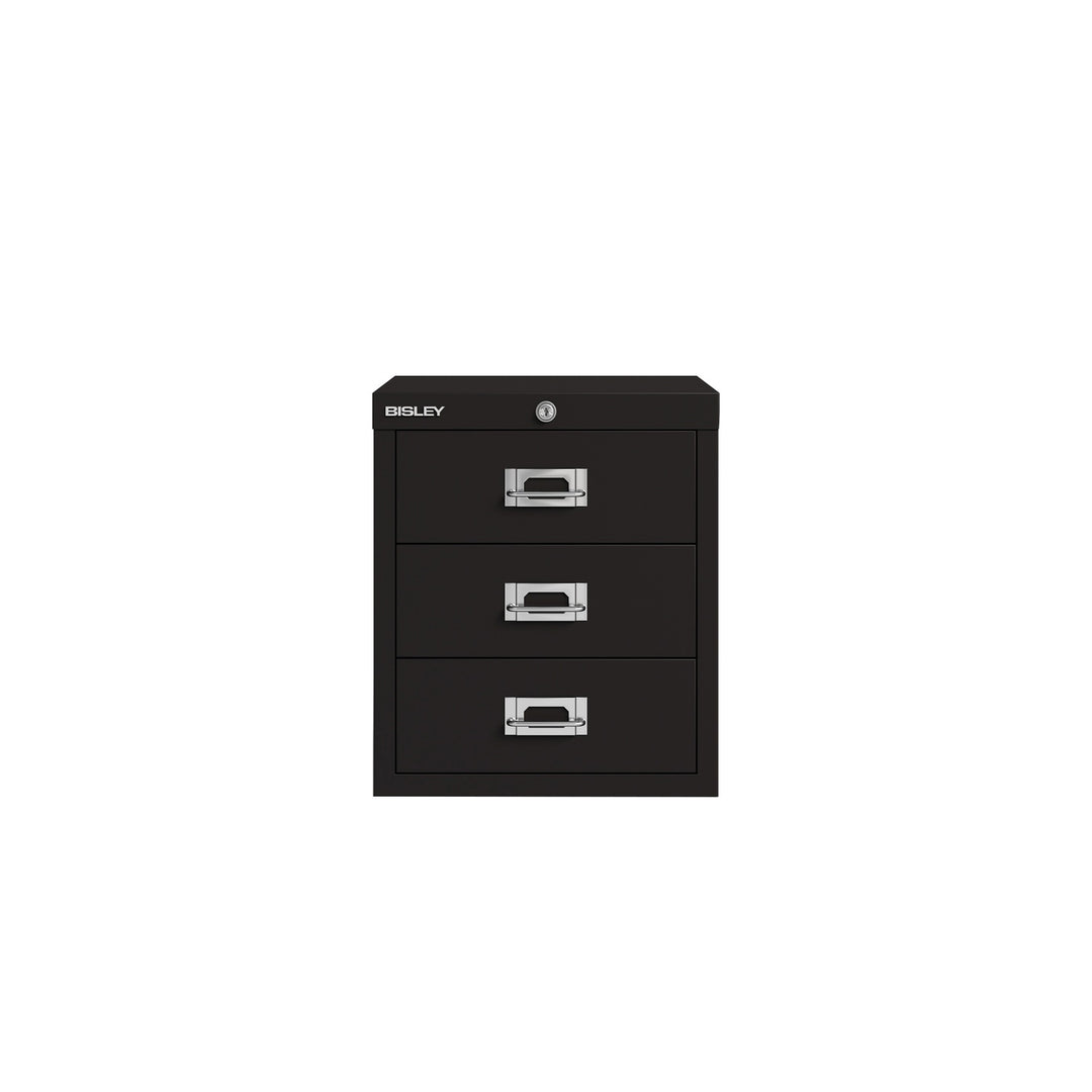 Bisley MultiDrawer™ |abschließbar, 3 Schubladen à H 87 mm, DIN A4
