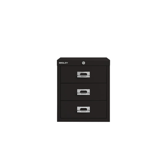Bisley MultiDrawer™ |abschließbar, 3 Schubladen à H 87 mm, DIN A4