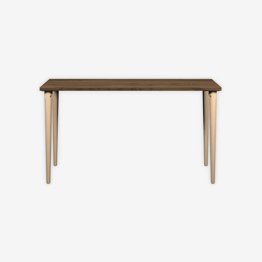 MultiDesk | 4 Eichenfüße, Maße: H 740 x B 1400  x T 600 mm