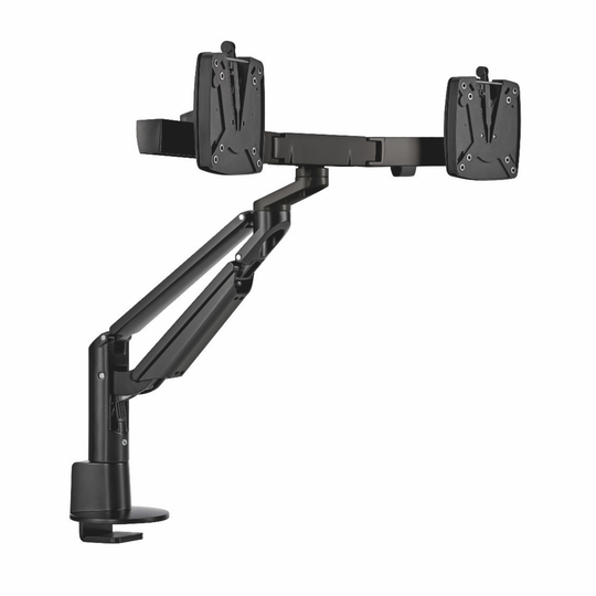Novus Doppel-Monitortragarm Clu Plus X2 bis 27" optional mit Laptophalterung