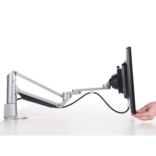 Novus Monitortragarm Clu Plus C mit Tischbefestigung für Bildschirme bis ca. 50" / 15 kg