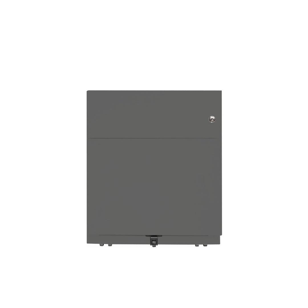 Rollcontainer Note™ | 2 Schubladen , Tiefe 565 mm,  Griffleiste