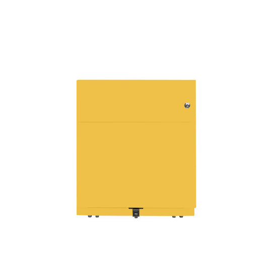 Rollcontainer Note™ | 2 Schubladen , Tiefe 565 mm,  Griffleiste