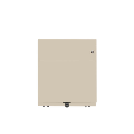 Rollcontainer Note™ | 2 Schubladen , Tiefe 565 mm,  Griffleiste