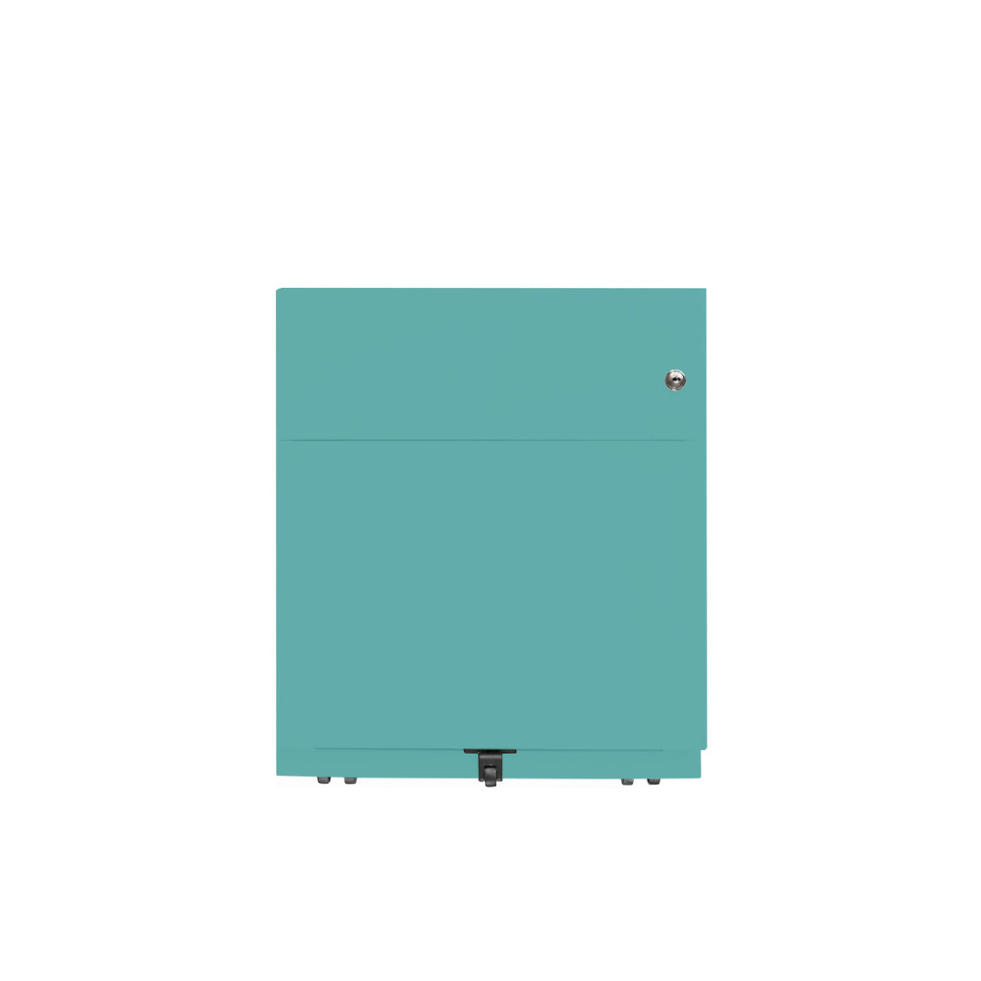 Rollcontainer Note™ | 2 Schubladen , Tiefe 565 mm,  Griffleiste