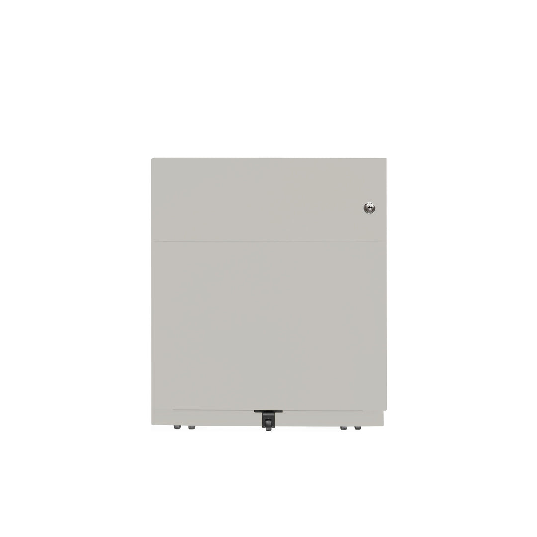 Rollcontainer Note™ | 2 Schubladen , Tiefe 565 mm,  Griffleiste