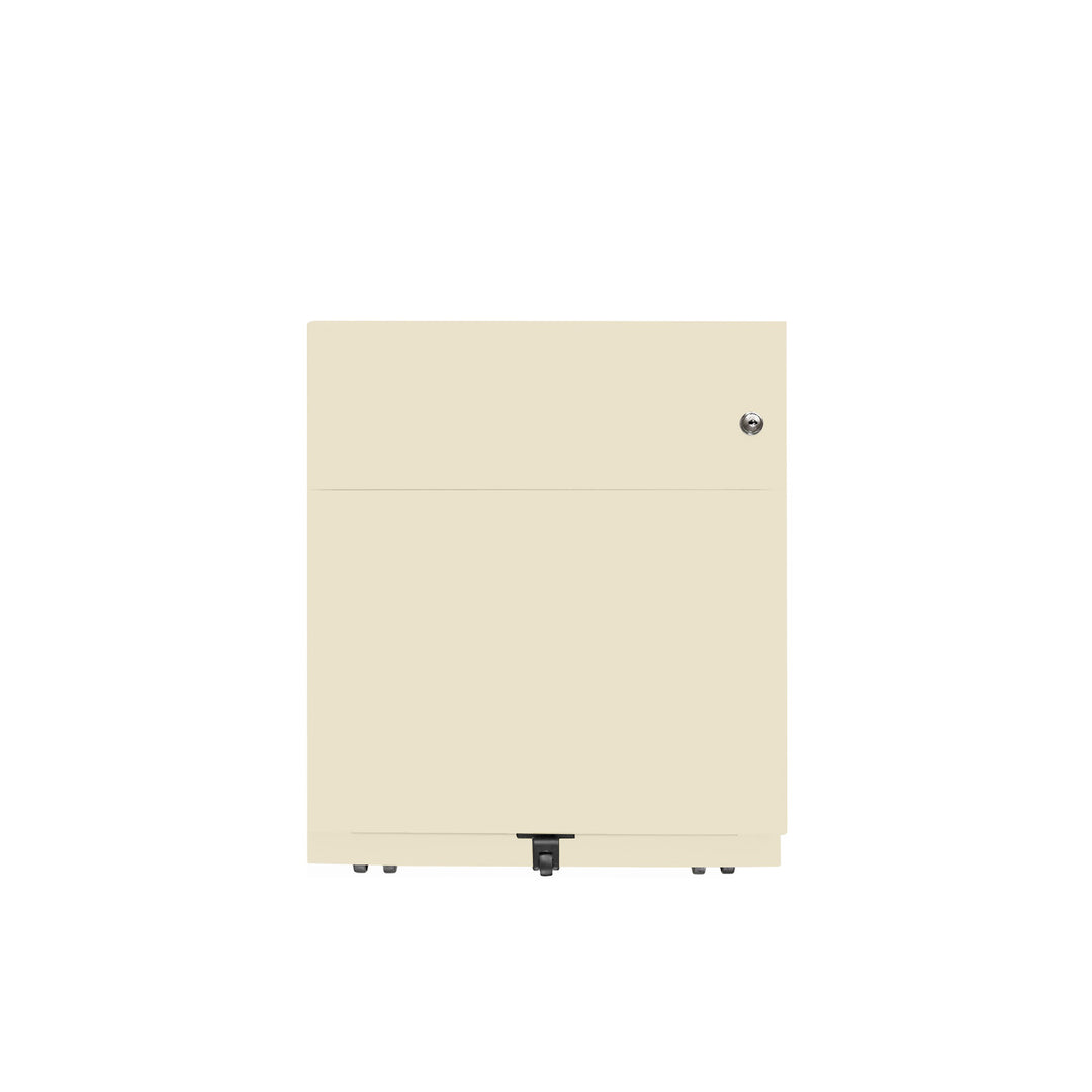 Rollcontainer Note™ | 2 Schubladen , Tiefe 565 mm,  Griffleiste