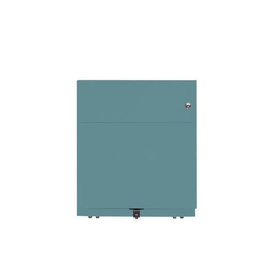 Rollcontainer Note™ | 2 Schubladen , Tiefe 565 mm,  Griffleiste