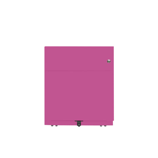 Rollcontainer Note™ | 2 Schubladen , Tiefe 565 mm,  Griffleiste