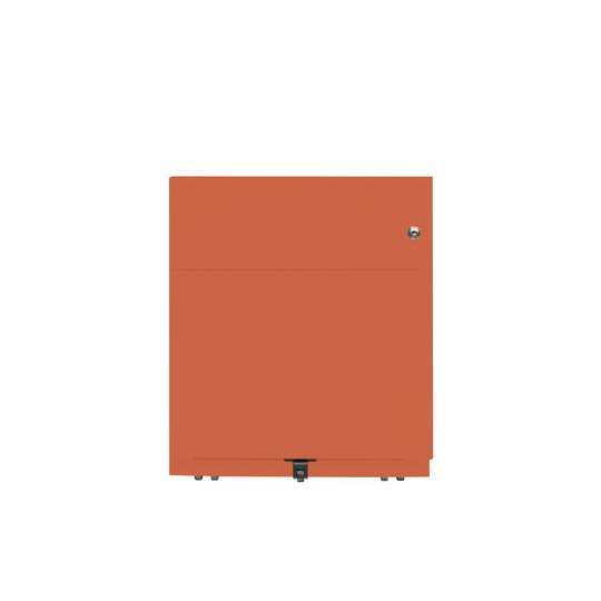 Rollcontainer Note™ | 2 Schubladen , Tiefe 565 mm,  Griffleiste