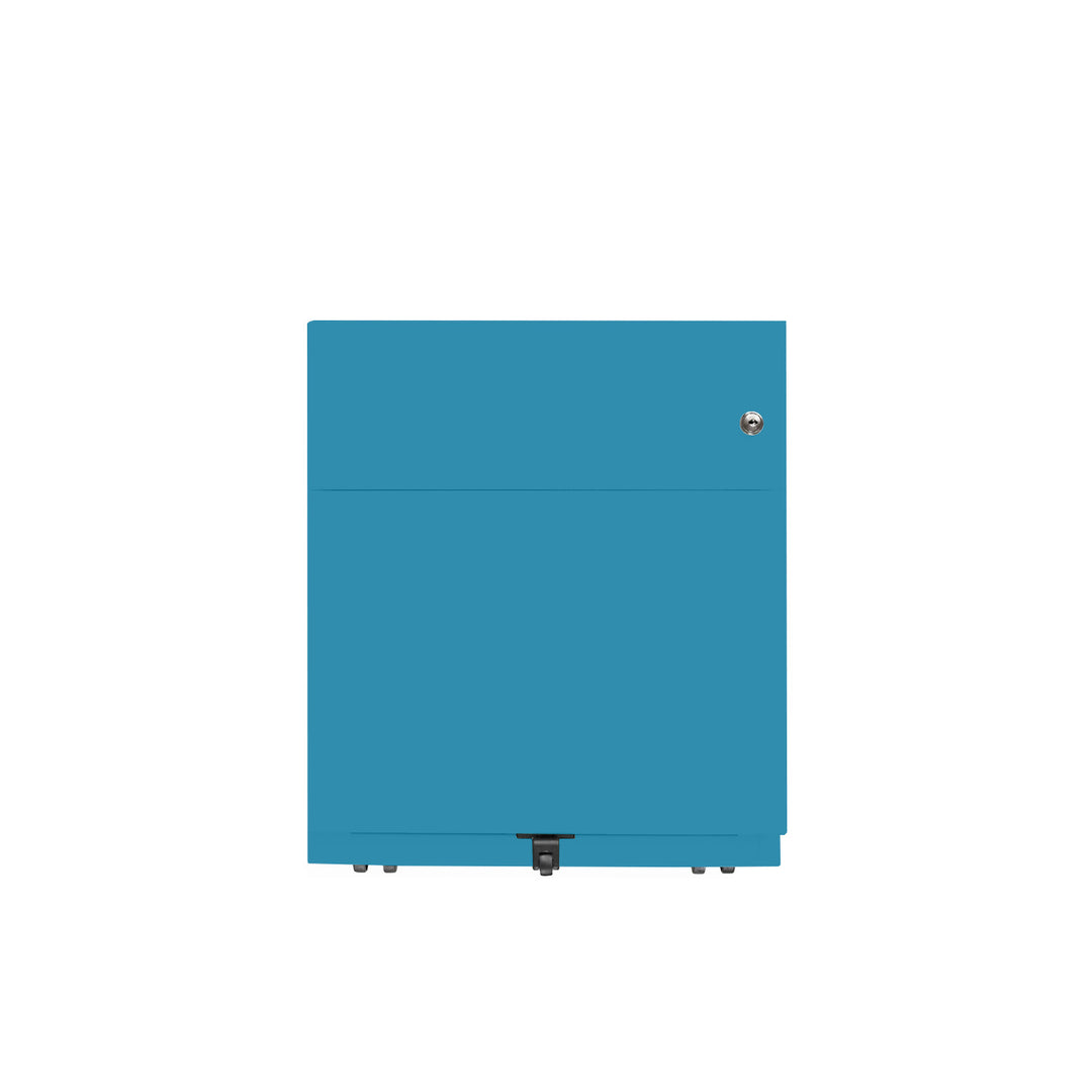 Rollcontainer Note™ | 2 Schubladen , Tiefe 565 mm,  Griffleiste